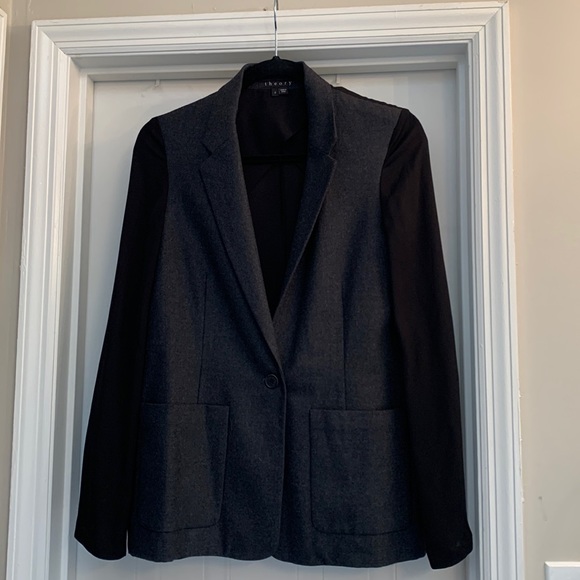 Theory Jackets & Blazers - Theory Blazer size 0. Front button. Pockets.
